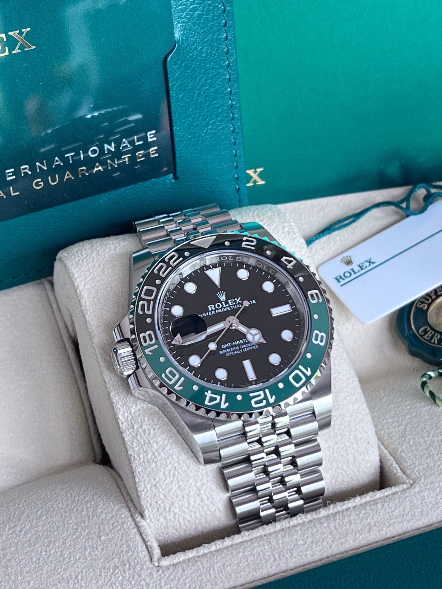 Rolex GMT-Master II Sprite Jubilee, 2024, New, Full Set 126720VTNR