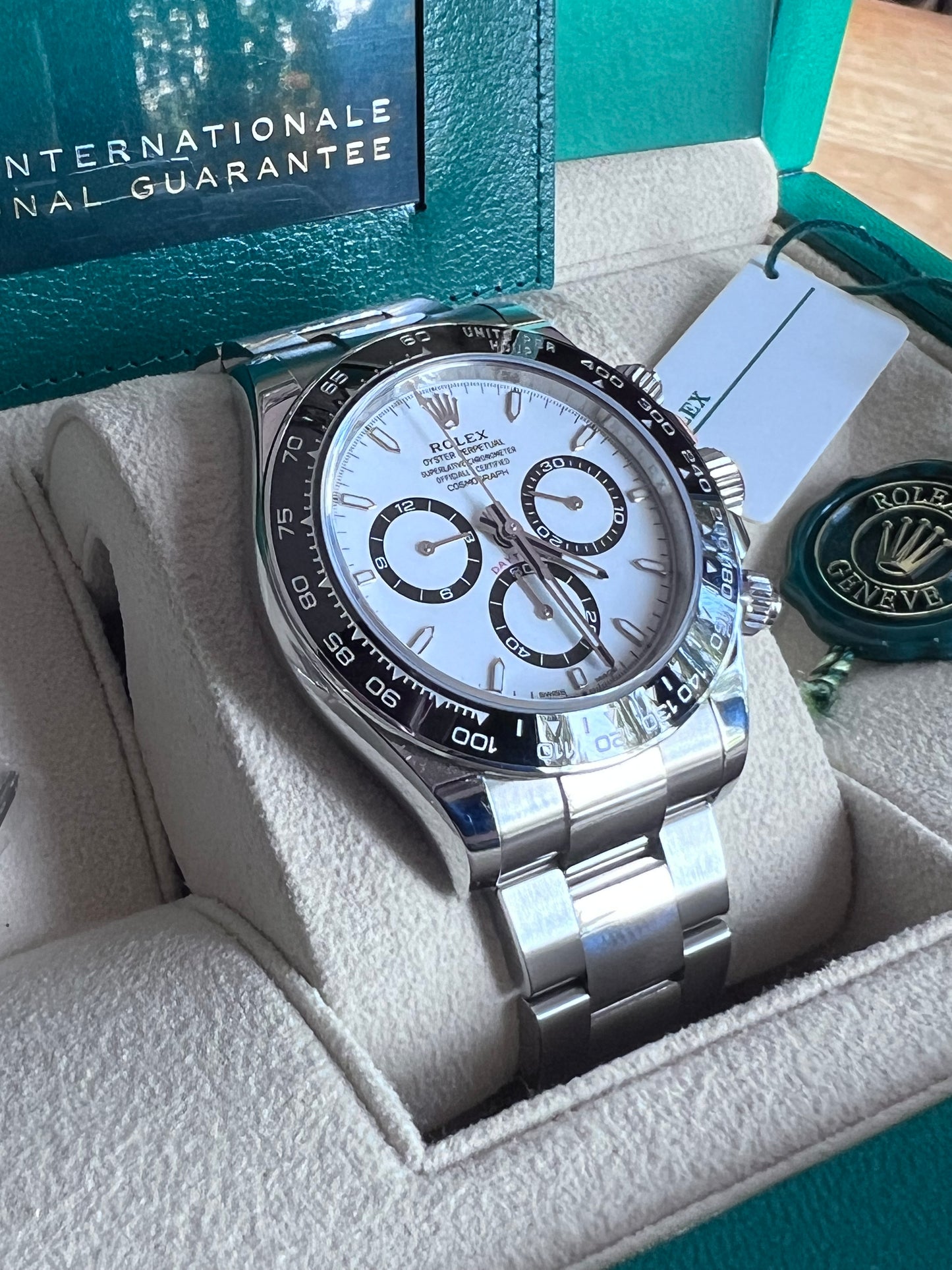 Rolex Cosmograph Daytona Panda, White Dial, 2024, New Ref 126500LN