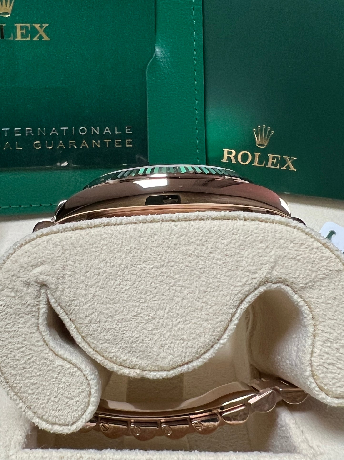 Rolex Day Date Rose Gold Olive Dial 2023