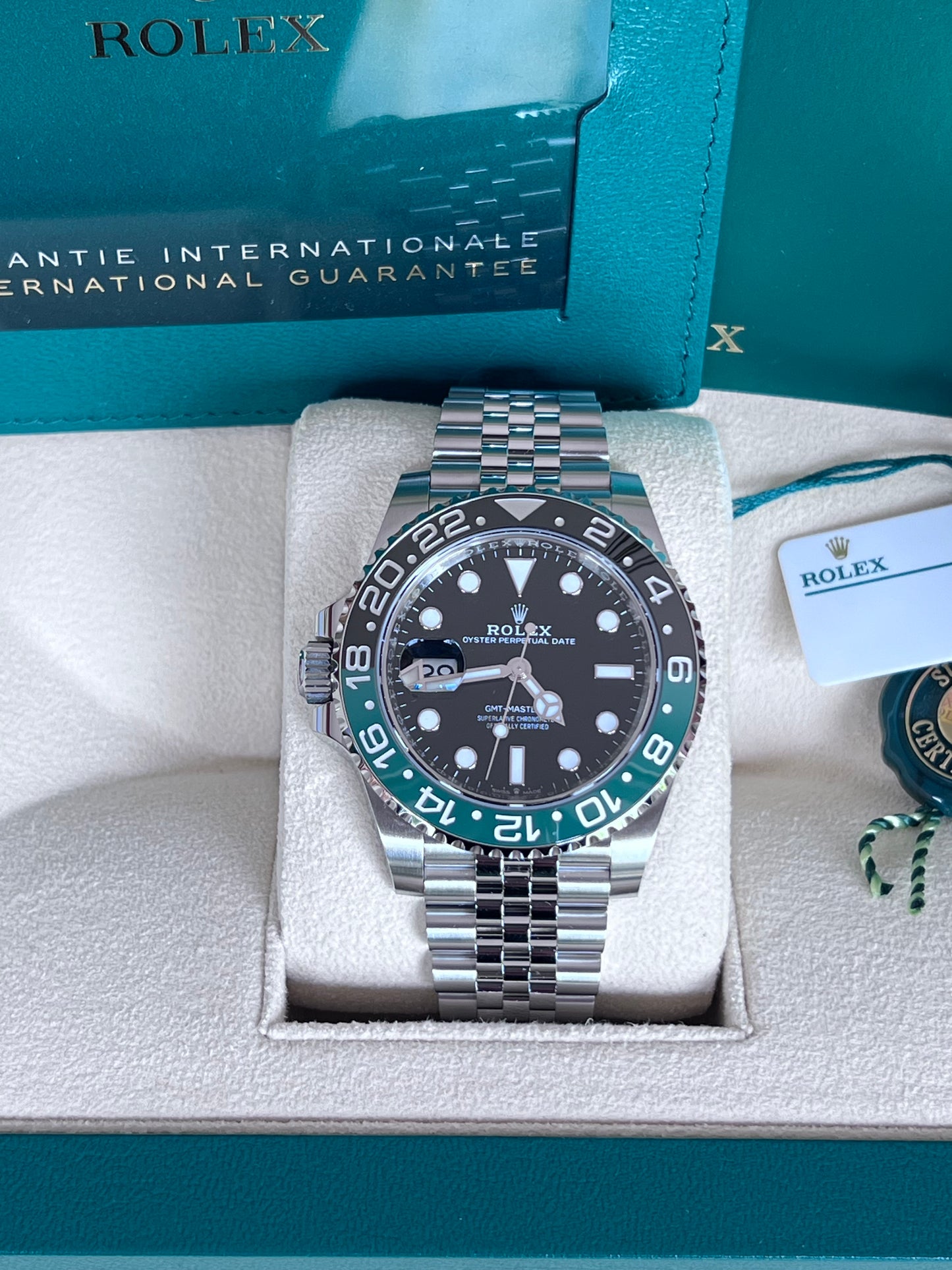 Rolex GMT-Master II Sprite Jubilee, 2024, New, Full Set 126720VTNR