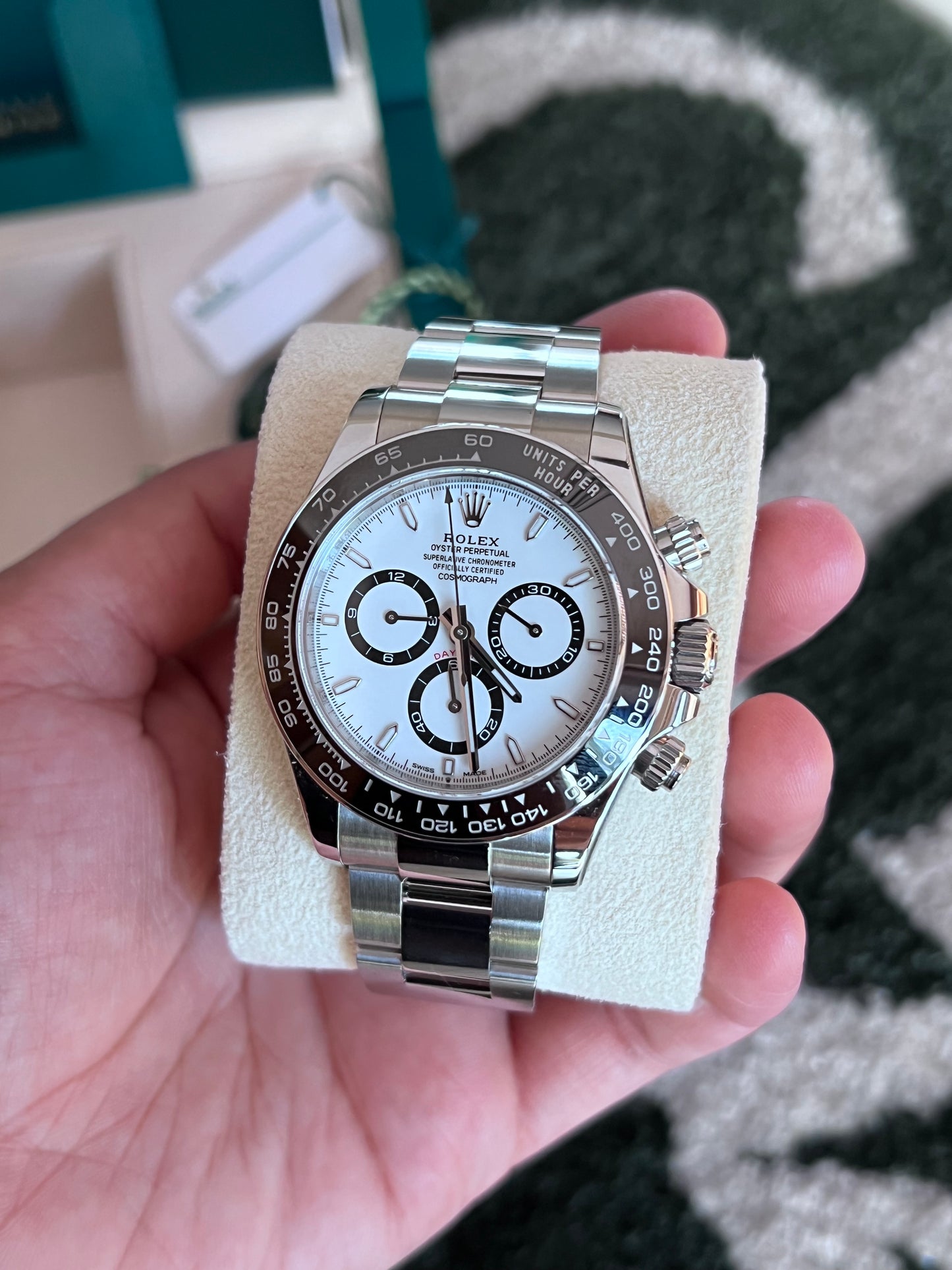 Rolex Cosmograph Daytona Panda, White Dial, 2024, New Ref 126500LN