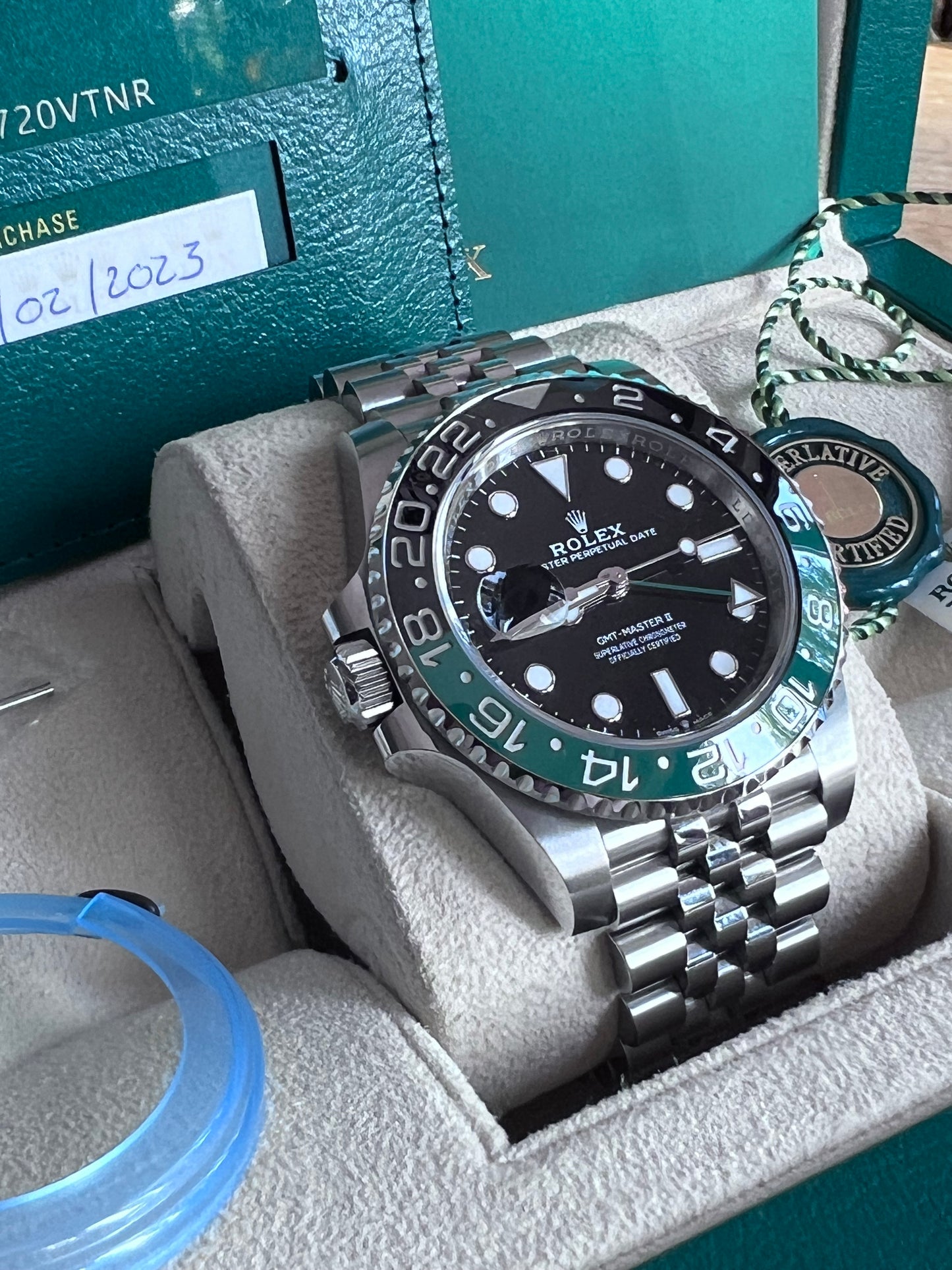 Rolex GMT-Master II Sprite Jubilee 2023, Jubilee 126720VTNR, Mint Like New