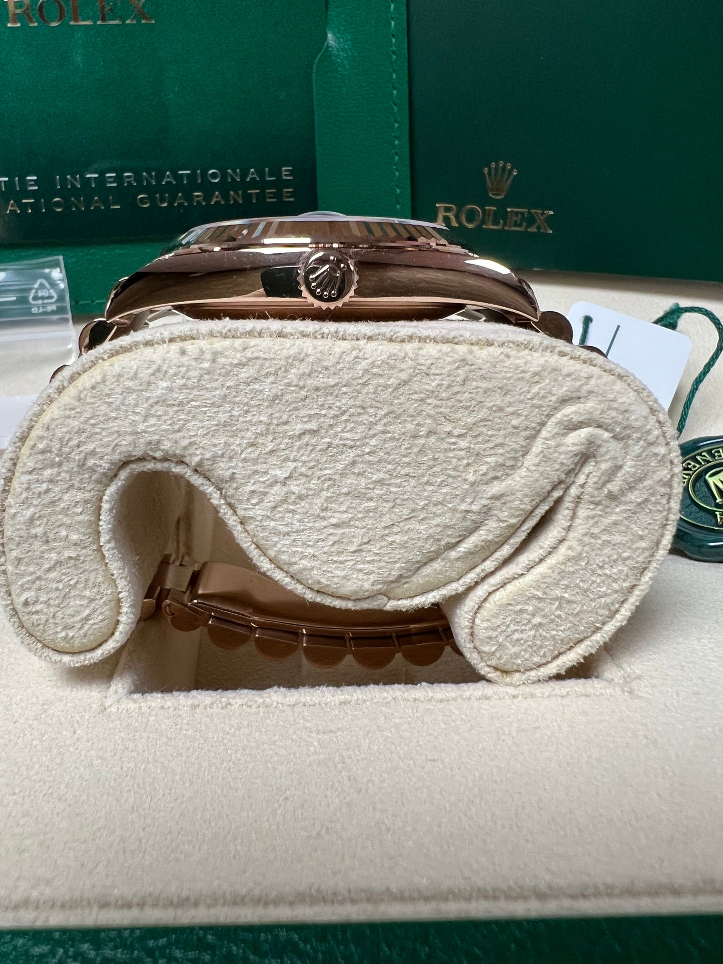 Rolex Day Date Rose Gold Olive Dial 2023
