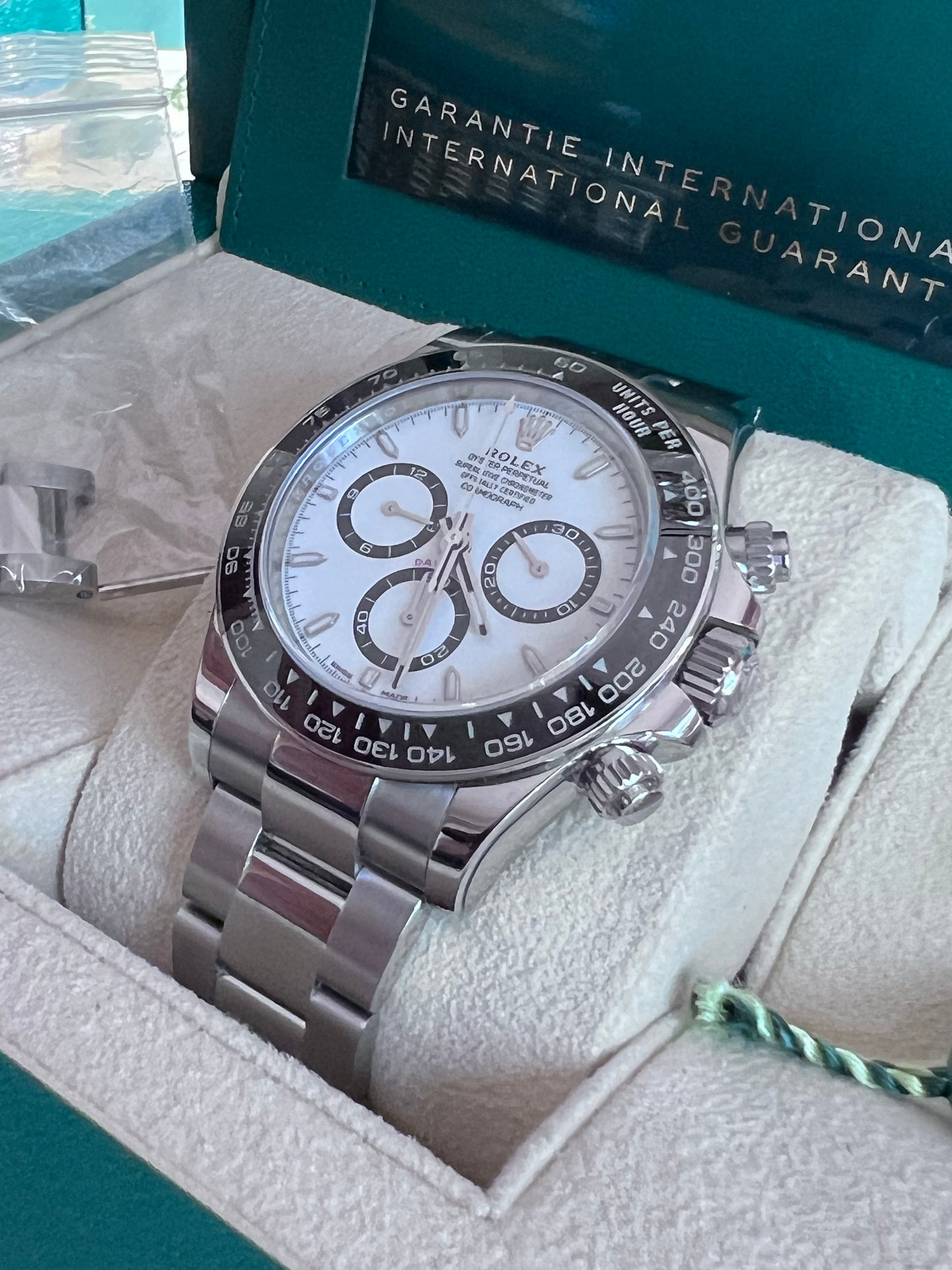 Rolex Cosmograph Daytona Panda, White Dial, 2024, New Ref 126500LN