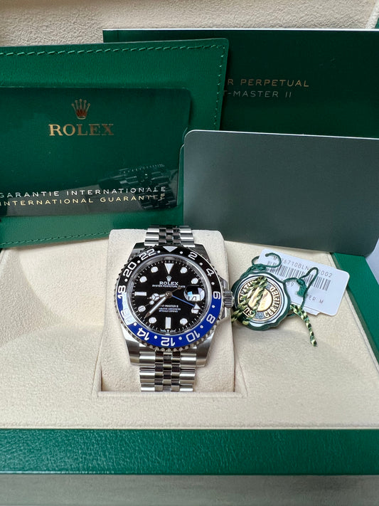Rolex GMT-Master II Batgirl Jubilee 2024 New Full Set
