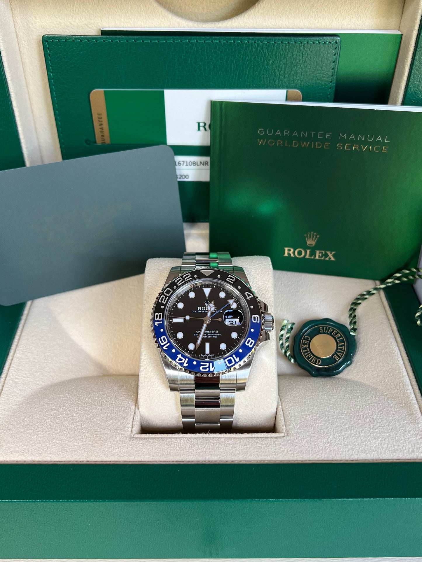Rolex GMT-Master II Batman 116710BLNR 2015