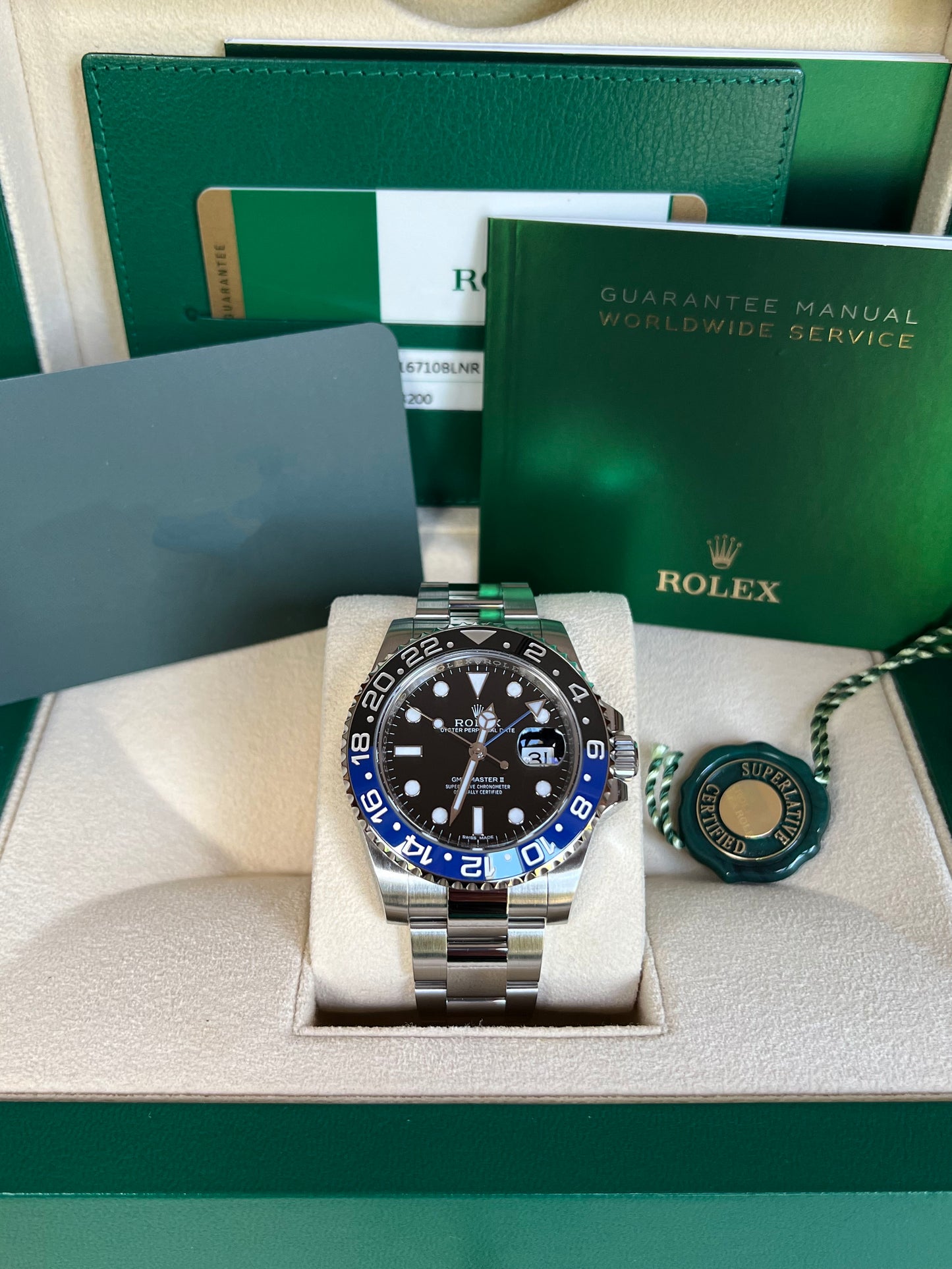 Rolex GMT-Master II Batman 116710BLNR 2015