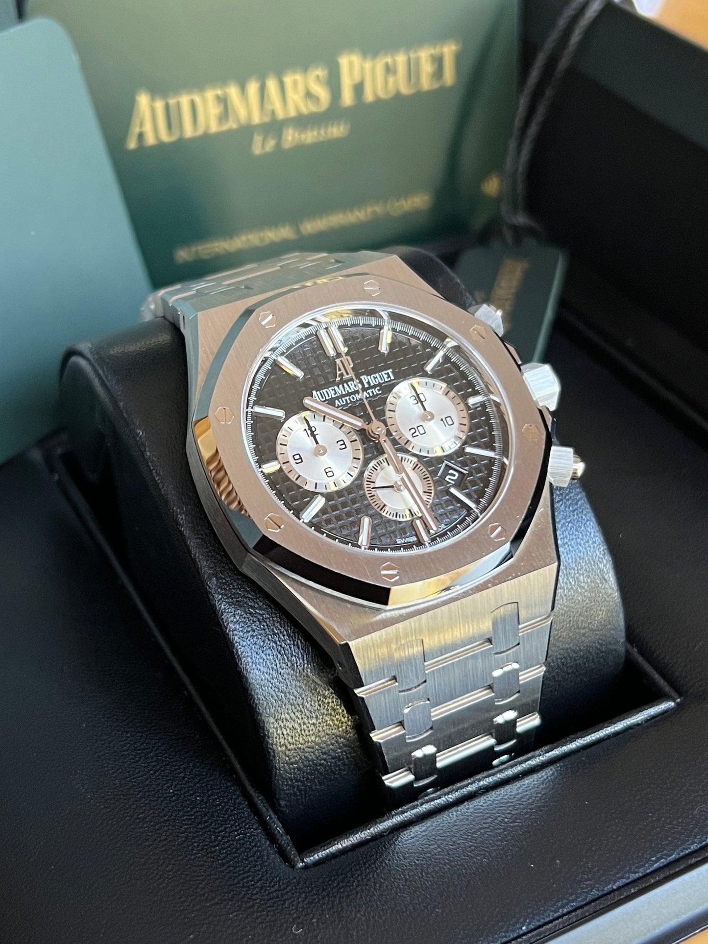 Audemars Piguet Royal Oak Chronograph 26331ST 2021 Black Dial Full Set